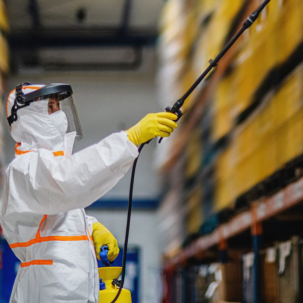 cleaning hazardous material